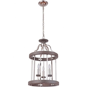 Ashwood - Three Light Foyer - 16 inches wide by 27.5 inches high