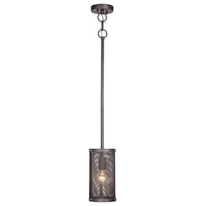 Blacksmith - One Light Mini Pendant - 6 inches wide by 66 inches high