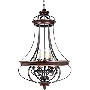 Stafford - Nine Light Foyer - 30.63 inches wide by 49.75 inches high - 602557