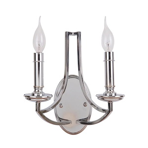 Hayden - Two Light Wall Sconce - 10.5 inches wide by 11.75 inches high