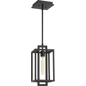 Cubic - One Light Pendant - 7 inches wide by 14 inches high
