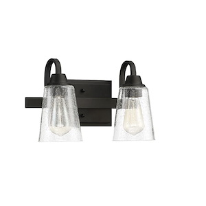 Grace 2 Light Bath Vanity - 14 inches wide by 8 inches high