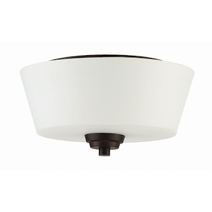 Grace - Two Light Flush Mount - 13 inches wide by 7.5 inches high - 1215600