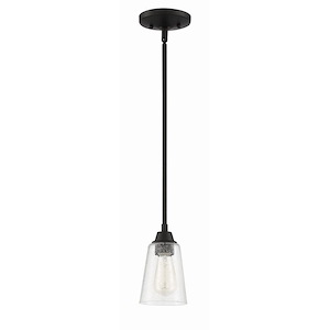 Grace - One Light Mini Pendant in Transitional Style - 5 inches wide by 7 inches high - 1215451