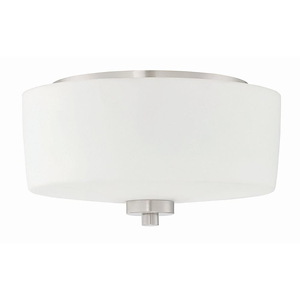 Clarendon - Two Light Flush Mount - 12 inches wide by 6.75 inches high - 613168