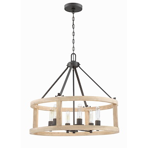 Astoria - Six Light Pendant - 26 inches wide by 23 inches high