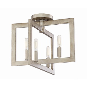 Portrait - Four Light Semi-Flush Mount - 14.5 inches wide by 12 inches high - 613125