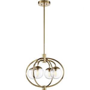 Piltz - Four Light Chandelier - 22 inches wide by 63.25 inches high - 613117