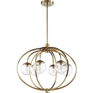 Piltz - Six Light Chandelier - 30 inches wide by 69 inches high
