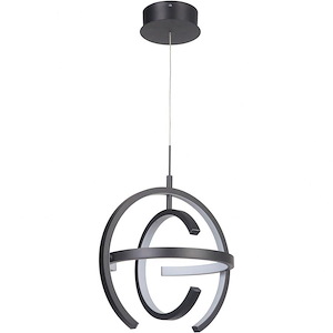 Dolby - 32W 1 LED Pendant - 13.75 inches wide by 16.5 inches high
