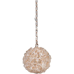 Roxx - One Light Mini Pendant - 11.5 inches wide by 11.5 inches high