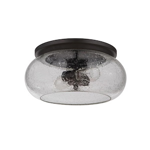 Serene - Two Light Flush Mount in Transitional Style - 14.5 inches wide by 7 inches high