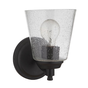 Tyler - One Light Wall Sconce in Transitional Style - 5.5 inches wide by 9.5 inches high