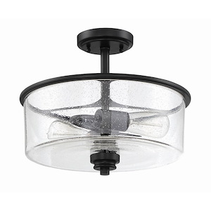 Bolden - Two Light Convertible Semi-Flush Mount in Transitional Style - 13 inches wide by 15 inches high