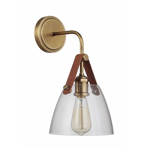 Hagen - One Light Wall Sconce - 6 inches wide by 14.17 inches high