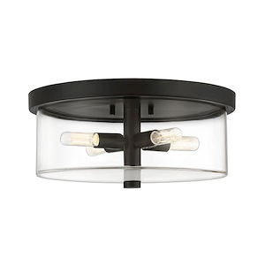 Hailie - 4 Light Flush Mount In Transitional Style-6.5 Inches Tall and 15 Inche Wide - 1116816