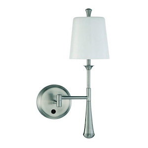 Palmer - 1 Light Swing Arm Wall Sconce In Traditional Style-17.72 Inches Tall and 5.51 Inches Wide - 1274877