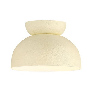 Ventura Dome - 1 Light Flush Mount In Contemporary Style-7 Inches Tall and 10.5 Inches Wide