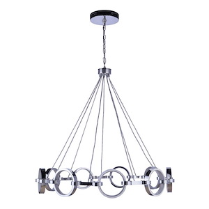 Context - 45W LED Chandelier In Contemporary Style-35 Inches Tall and 36 Inches Wide