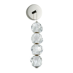 Jackie - 16W 1 LED Wall Sconce In Contemporary Style-25.63 Inches Tall and 6.3 Inches Wide