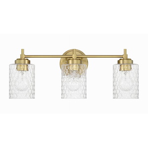 Claire - 3 Light Bath Vanity-8.75 Inch Tall and 21.13 Inch Wide