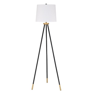 1 Light Tripod Floor Lamp-61 Inches Tall and 17.25 Inches Wide