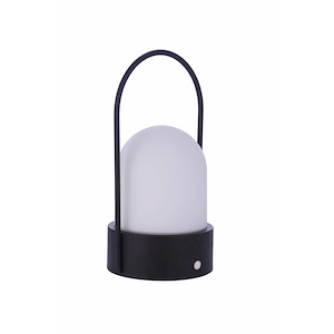5W 1 LED Outdoor Rechargeable Table Lamp In Contemporary Style-10 Inches Tall and 5 Inches Wide