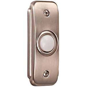 Recessed Door Bell Push Button - 2.88 inches wide by 1.25 inches high