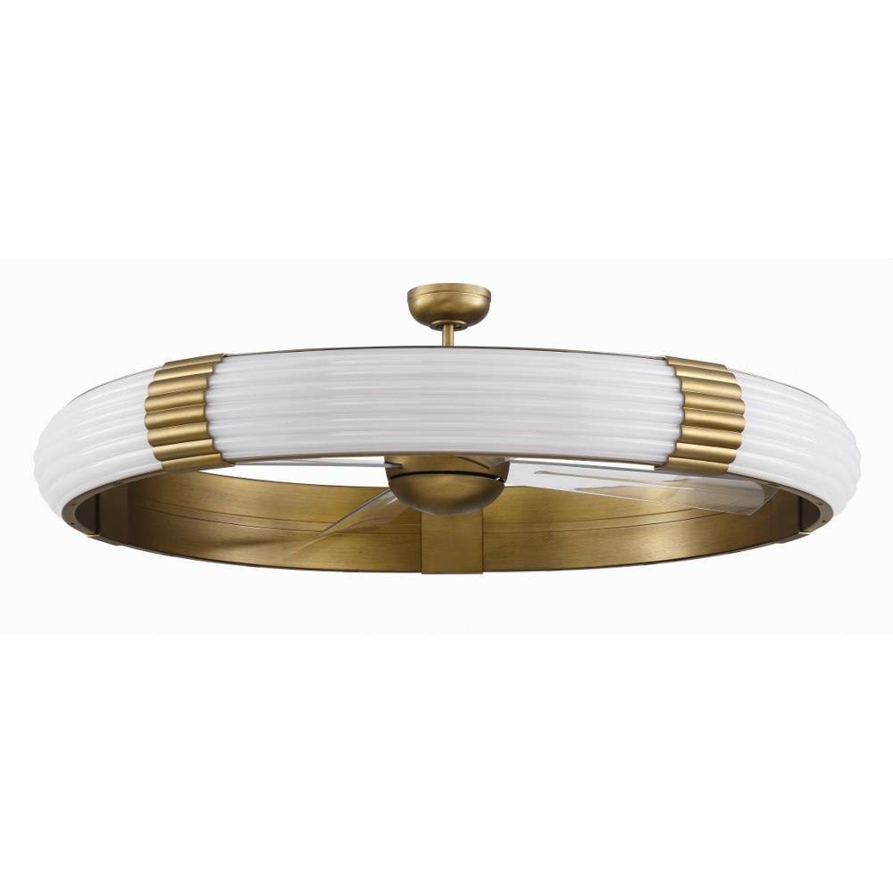 Cipriani - 4 Blade Ceiling Fan with Light Kit-15.29 Inch Tall and 48 Inch Wide