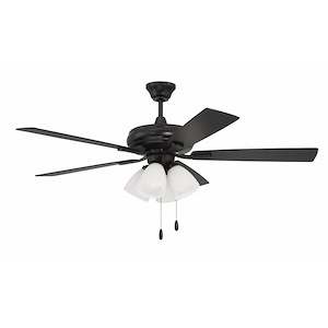 Eos - 5 Blade Ceiling Fan with Light Kit-19.29 Inches Tall and 52 Inches Wide