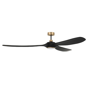 Envy - 3 Blade Ceiling Fan with Light Kit-14.5 Inches Tall and 72 Inches Wide - 1338192