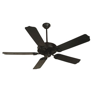 Patio - Outdoor Ceiling Fan - 52 inches wide by 15.5 inches high