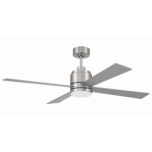 McCoy - 4 Blade Ceiling Fan with Light Kit-16.46 Inches Tall and 52 Inches Wide - 1338203