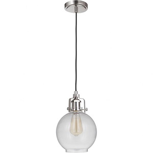 State House - One Light Mini Pendant with Cord - 7.75 inches wide by 11.58 inches high