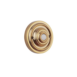 Designer - Surface Mount Lighted Push Button - 2.9 inches wide by 2.9 inches high - 990986