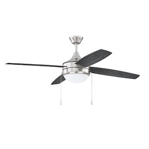 Phaze - 4 Blade Ceiling Fan with Light Kit in Modern-Contemporary Style - 52 inches wide by 16.73 inches high - 1215892