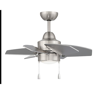 Propel II - 24 Inch 6 Blade Ceiling Fan with Light Kit
