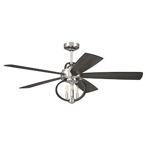 Reese - 5 Blade Ceiling Fan with Light Kit-23.01 Inches Tall and 52 Inches Wide