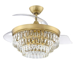 Sofia - 3 Blade Ceiling Fan with Light Kit-21.69 Inches Tall and 42 Inches Wide