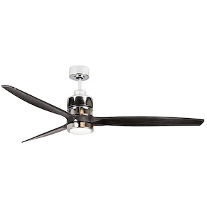Sonnet - Ceiling Fan with Blades and Light Kit - 70 inches wide by 16.77 inches high - 1216112