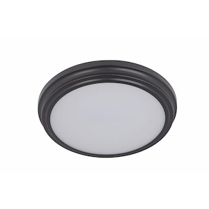 X66 Series - 22W 1 LED Flush Mount in Transitional Style - 13 inches wide by 1.13 inches high