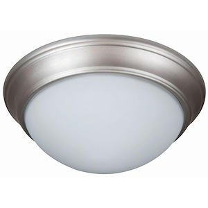 Pro Builder Premium - Two Light Flushmount - 11 inches wide by 4 inches high