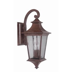Argent II - Two Light Outdoor Wall Lantern in Transitional Style - 8 inches wide by 20.81 inches high