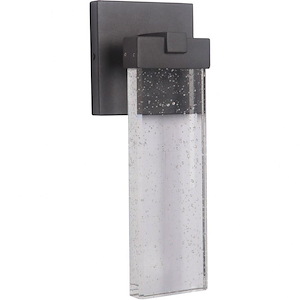 Small Outdoor Wall Lantern Aluminum Approved for Wet Locations in Modern Style - 5.5 inches wide by 15 inches high - 1215996