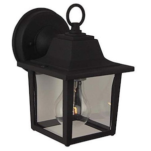 Cast Aluminum Outdoor Wall Lantern in Traditional Style - 6 inches wide by 8 inches high