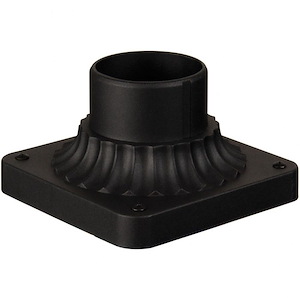 Accessory - Outdoor Pier Mount Base In Traditional Style-3.5 Inches Tall and 6 Inches Wide