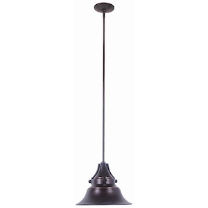Union - One Light Pendant in Transitional Style - 8 inches wide by 44.13 inches high