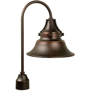 Union - One Light Outdoor Post Lantern in Transitional Style - 12 inches wide by 21.13 inches high
