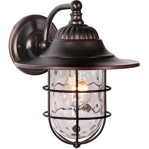 Fairmount - One Light Outdoor Small Wall Mount in Traditional Style - 8 inches wide by 10.63 inches high