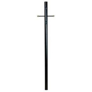 Direct Burial Outdoor Post with Photocell (Post Only) in Traditional Style - 3 inches wide by 15.75 inches high